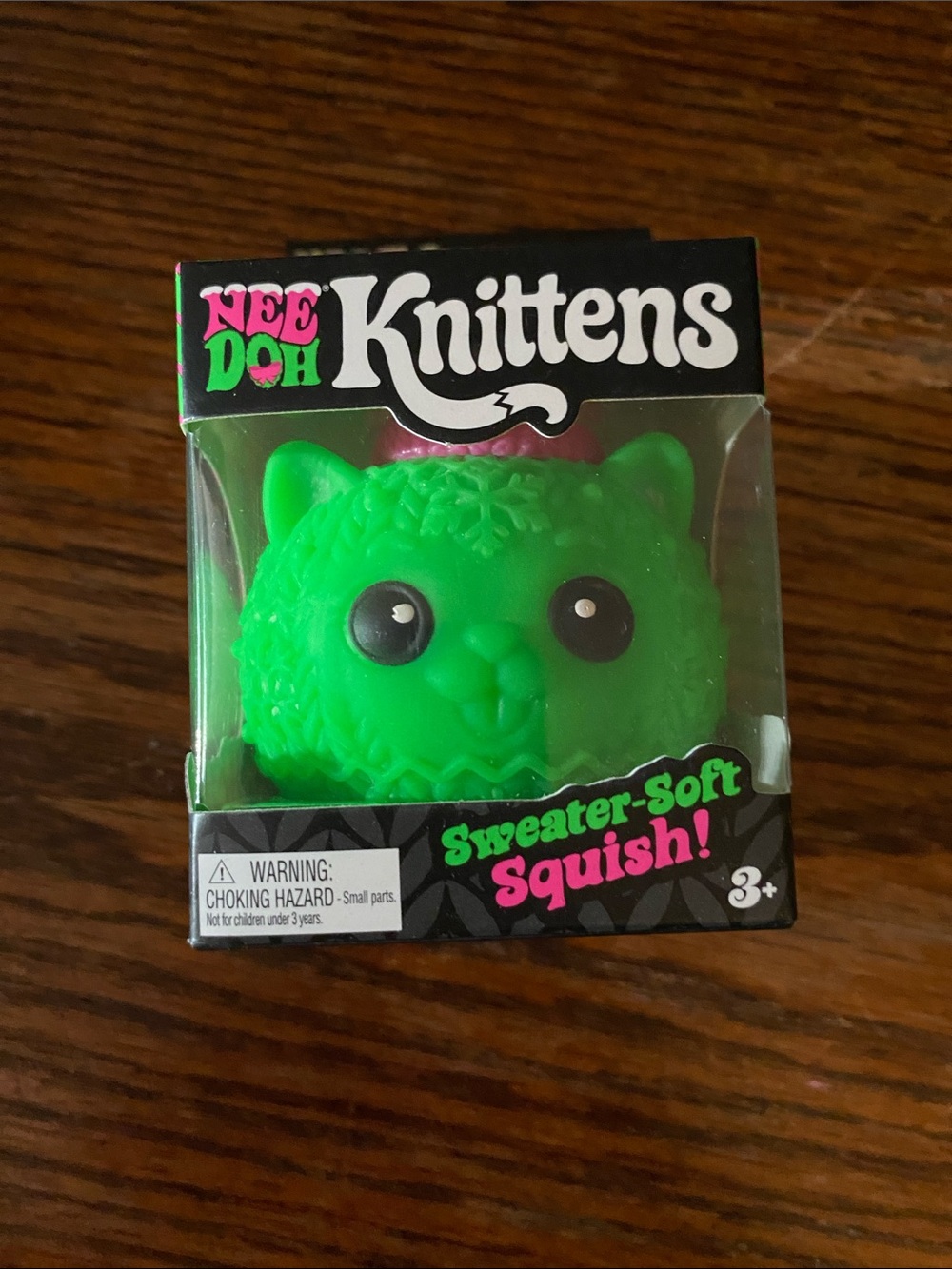 Authentic. Brand New NeeDoh Knittens Green